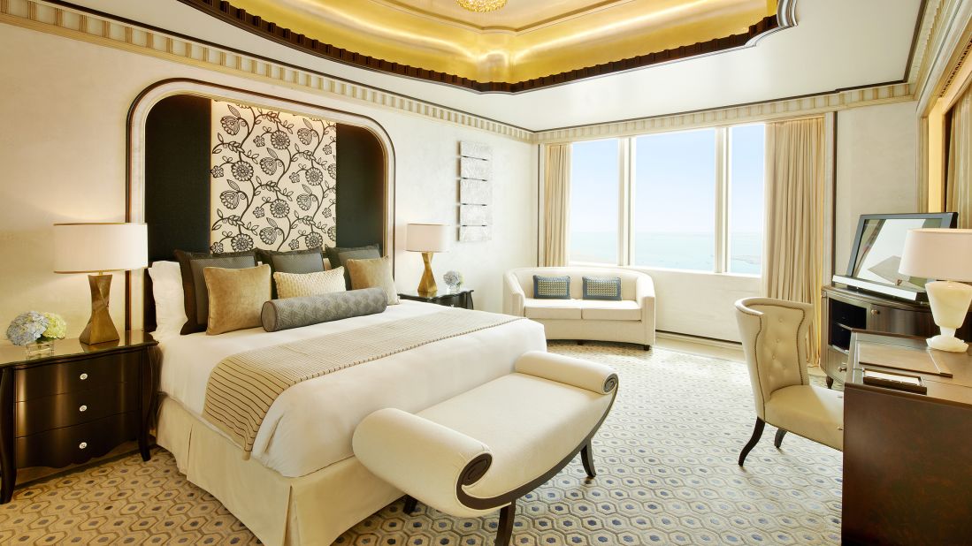 <strong>Opulence and attention: </strong>These are just two of the things guests can expect upon walking through the doors of the St Regis Abu Dhabi, where round-the-clock butler service is included in all stays -- two-story suite or not.
