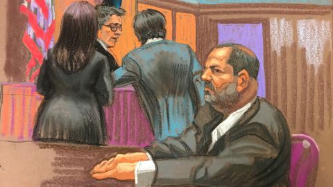 Weinstein appears Thursday in court in New York.