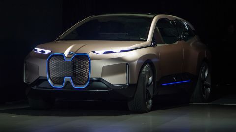 BMW designers used the Vision iNext concept to show off some features they have planned for an electric vehicle in the near future.