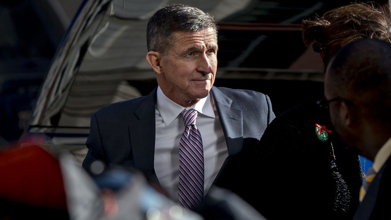 Former national security adviser Michael Flynn arrives at a federal court in Washington on Tuesday, December 18. Flynn, <a href="https://www.cnn.com/2017/12/01/politics/michael-flynn-charged/index.html" target="_blank">who pleaded guilty last year</a> to lying to FBI agents about conversations with Russia's ambassador, <a href="https://www.cnn.com/2018/12/18/politics/michael-flynn-sentencing-mueller-russia-probe/index.html" target="_blank">asked to postpone his sentencing for several months</a> so he can have more of an opportunity to cooperate in federal investigations.