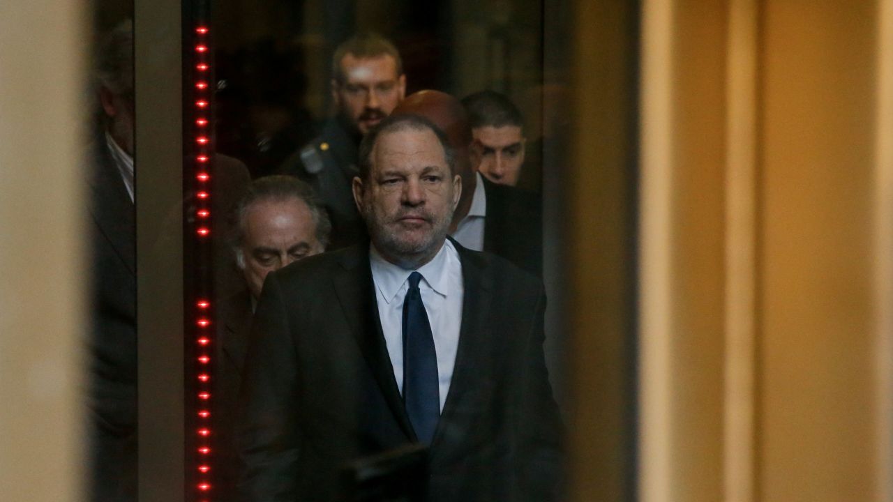 Movie mogul Harvey Weinstein exits the New York Supreme Court after <a href="https://www.cnn.com/2018/12/20/us/harvey-weinstein-court-charges/index.html" target="_blank">proceedings</a> on Thursday, December 20. Weinstein is due back in court in March. He has pleaded not guilty to five felony charges, including predatory sexual assault and rape.