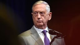 Jim Mattis, U.S. secretary of defense, listens during a news conference at the Australia-US Ministerial (AUSMIN) consultations at Stanford University's Hoover Institution in Stanford, California, U.S., on Tuesday, July 24, 2018. U.S. Secretary of State Michael Pompeo this week sought to shore up support among UN Security Council members for a North Korean sanctions regime that's showing signs of weakening, as hopes for a quick denuclearization agreement with Pyongyang fade. Photographer: Josh Edelson/Bloomberg via Getty Images