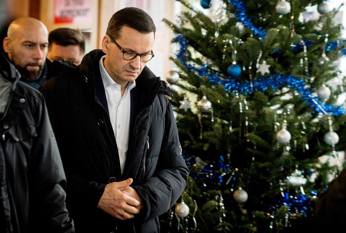 Polish Prime Minister Mateusz Morawiecki visited the mine in Karvina on Friday.