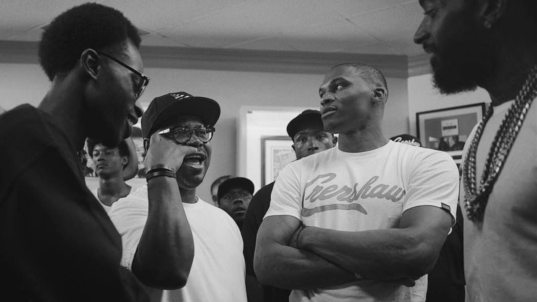 In 2017, he met rapper Nipsey Hussle at a local Starbucks. He turned this chance meeting into a collaboration on a 'smart' store. 