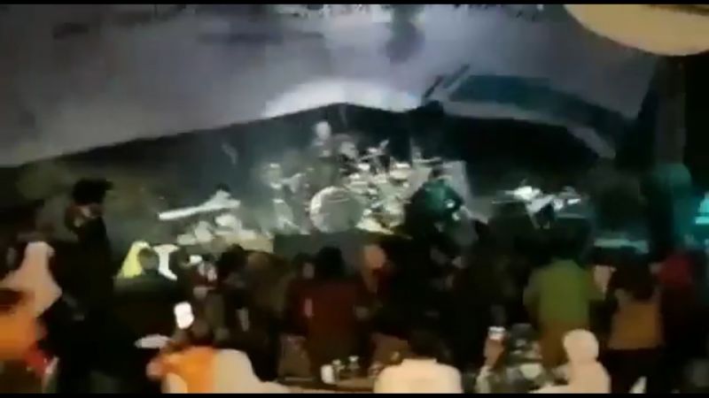 Band swept off stage in Indonesia tsunami