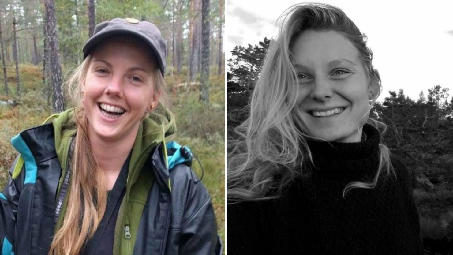 The bodies of Maren Ueland, 28 (left) and Louisa Jespersen, 24, (right) were discovered in Morocco's High Atlas mountain range last December. 