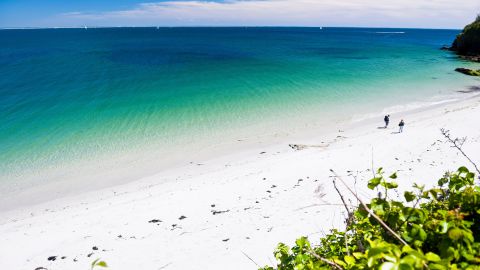 Plage des Grands Sables is the most impressive of Brittany's many beaches.