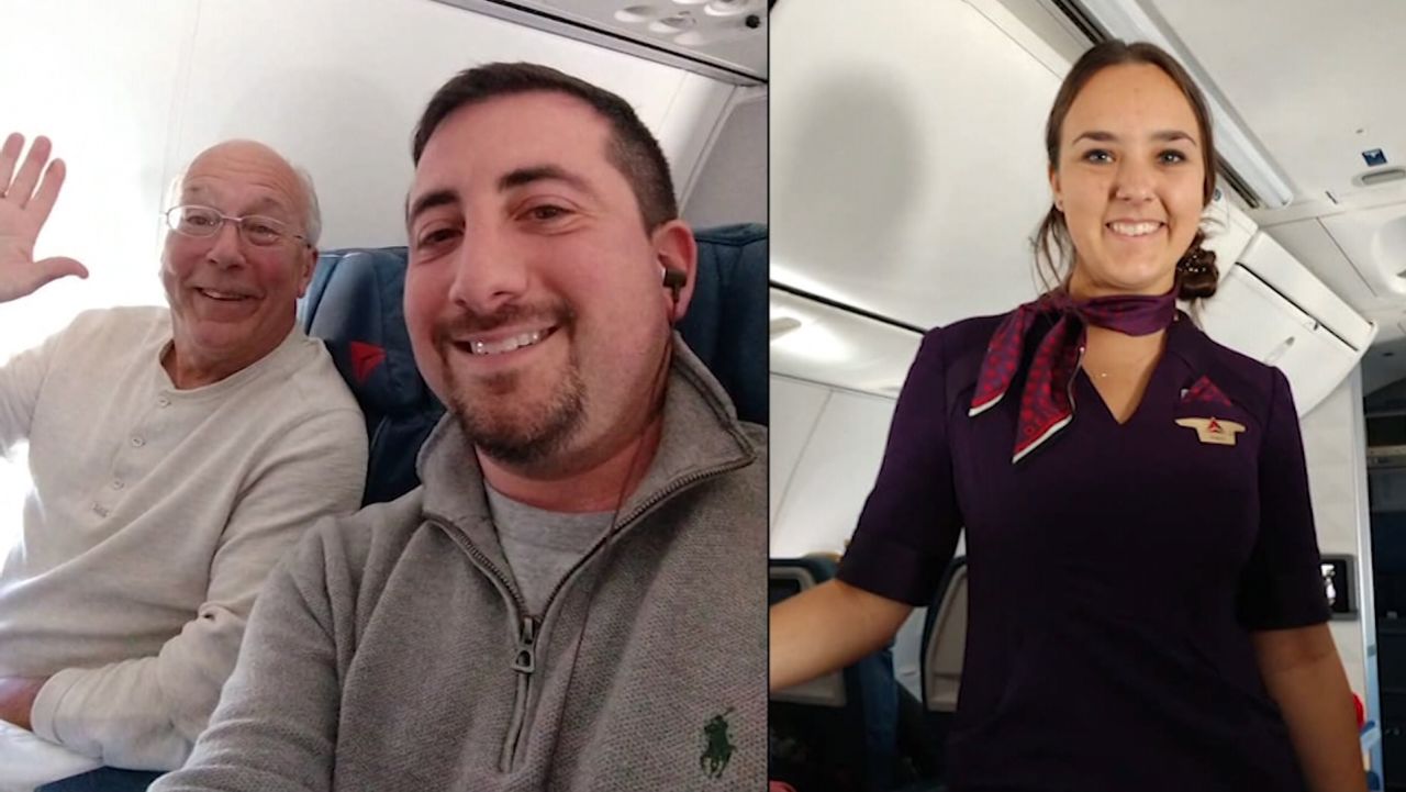 dad books 6 flights daughter christmas