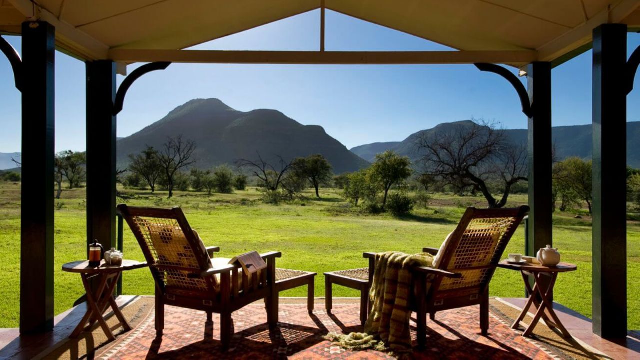 <strong>Karoo Lodge, Samara Private Game Reserve, South Africa: </strong>The Samara, dubbed the "Serengeti of the South," teems with resident game like zebras and rhinos -- and nightly game drives are no additional charge.