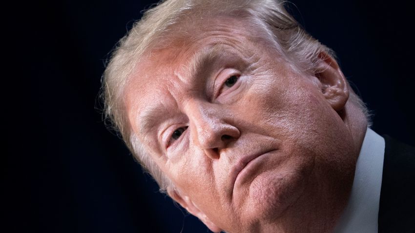 US President Donald Trump listens during a signing ceremony for the Agriculture Improvement Act of 2018 on December 20, 2019 in Washington, DC. (Photo by Brendan Smialowski / AFP) (Photo credit should read BRENDAN SMIALOWSKI/AFP/Getty Images)