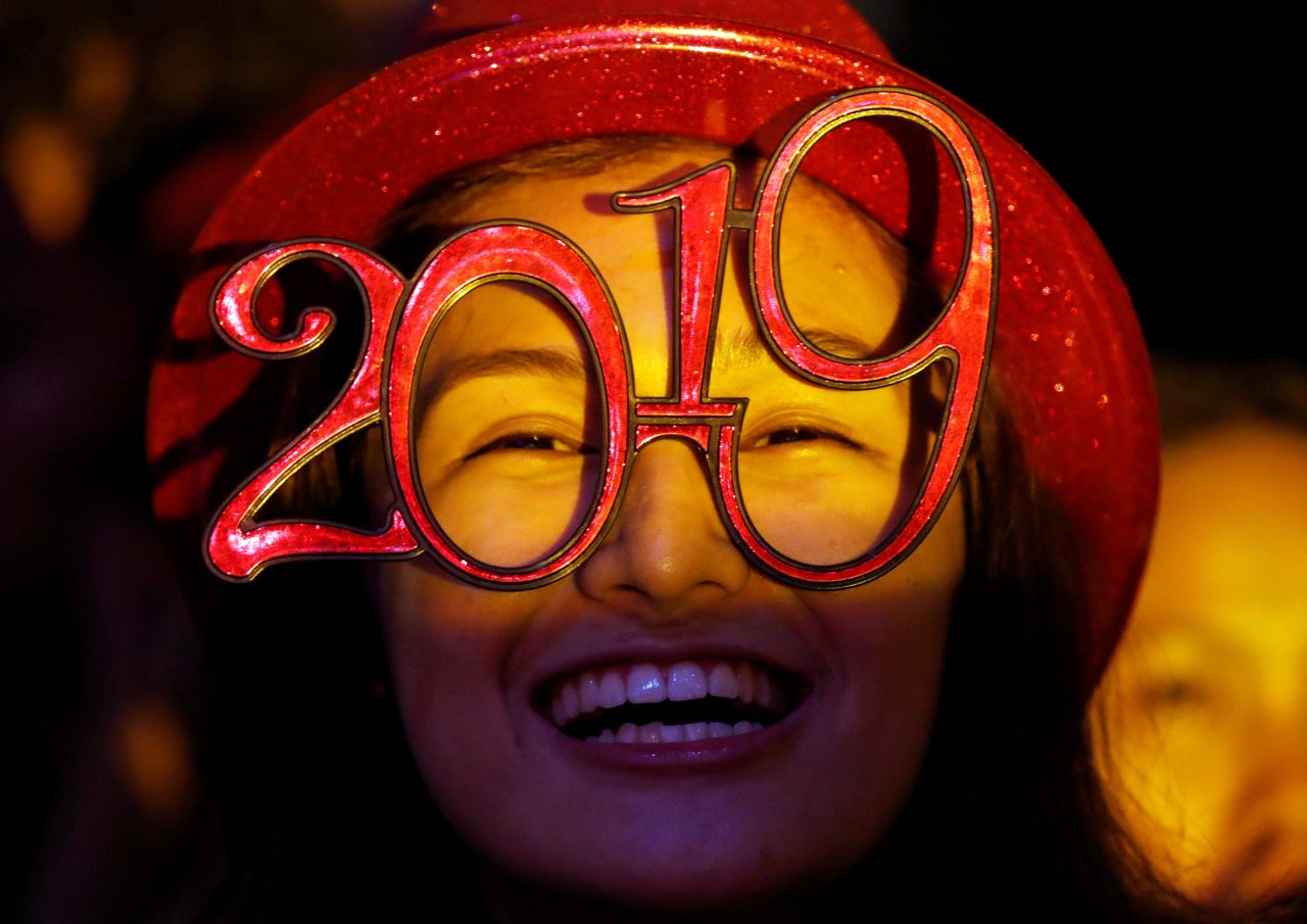 A reveler at a party in Quezon City, Philippines.