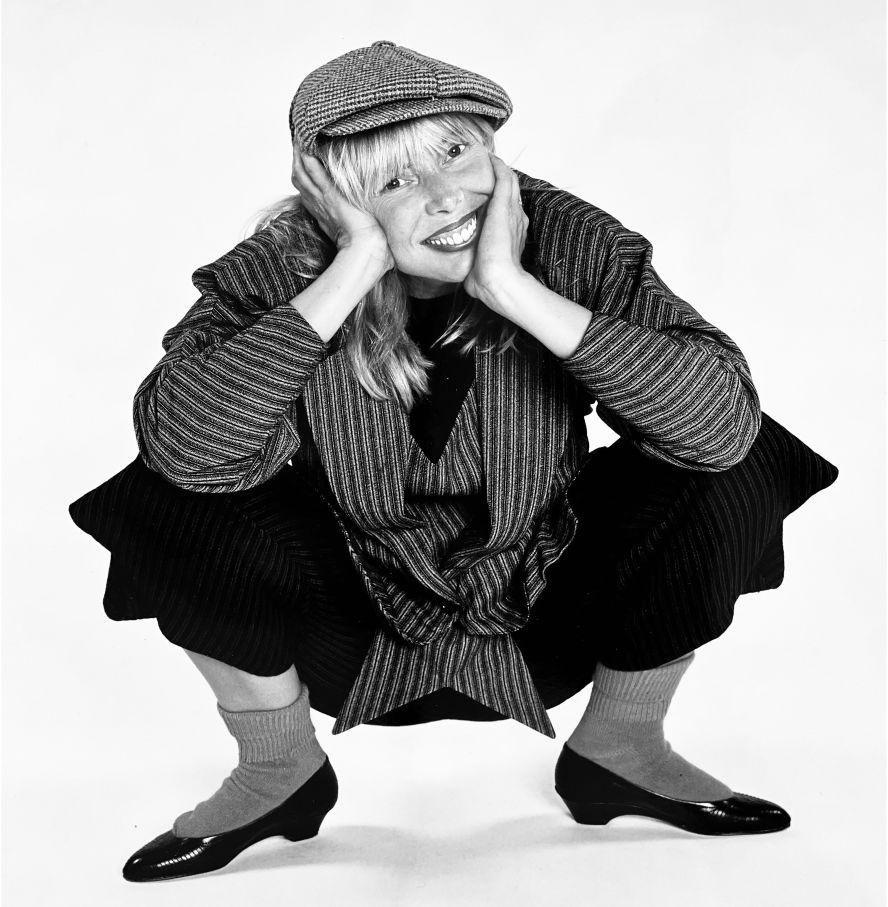 Mitchell poses for a portrait in 1982.