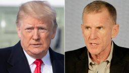 Trump McChrystal split