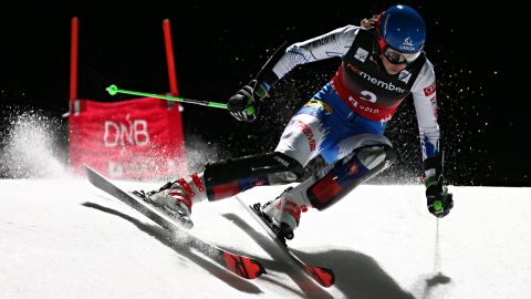 Slovak skier Petra Vlhova won the women's event at the Oslo city parallel slalom.