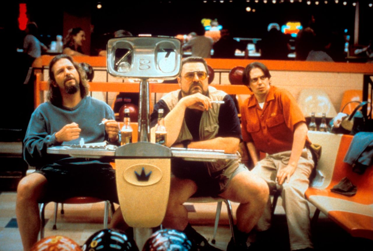 Bridges appears in a scene from "The Big Lebowski" along with John Goodman, center, and Steve Buscemi in 1998.