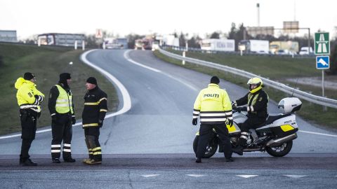 The bridge was temporarily closed to road traffic following the rail accident.