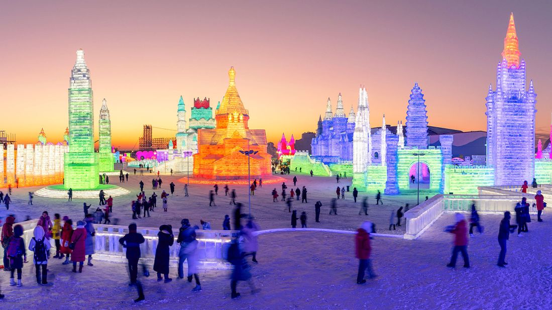 <strong>Other highlights: </strong>Other highlights include the exquisite snow Buddha statue, 340-meter-long Northern Lights-themed ice slides and a 24-meter-long life-sized ice train. 