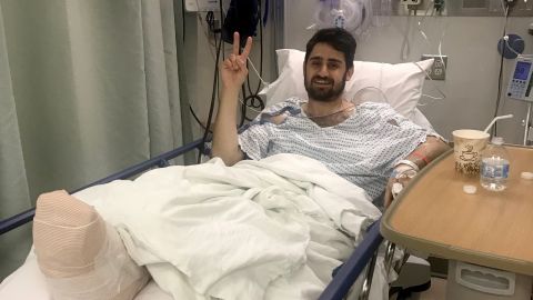 Josh Snider is recovering in New York with his family.