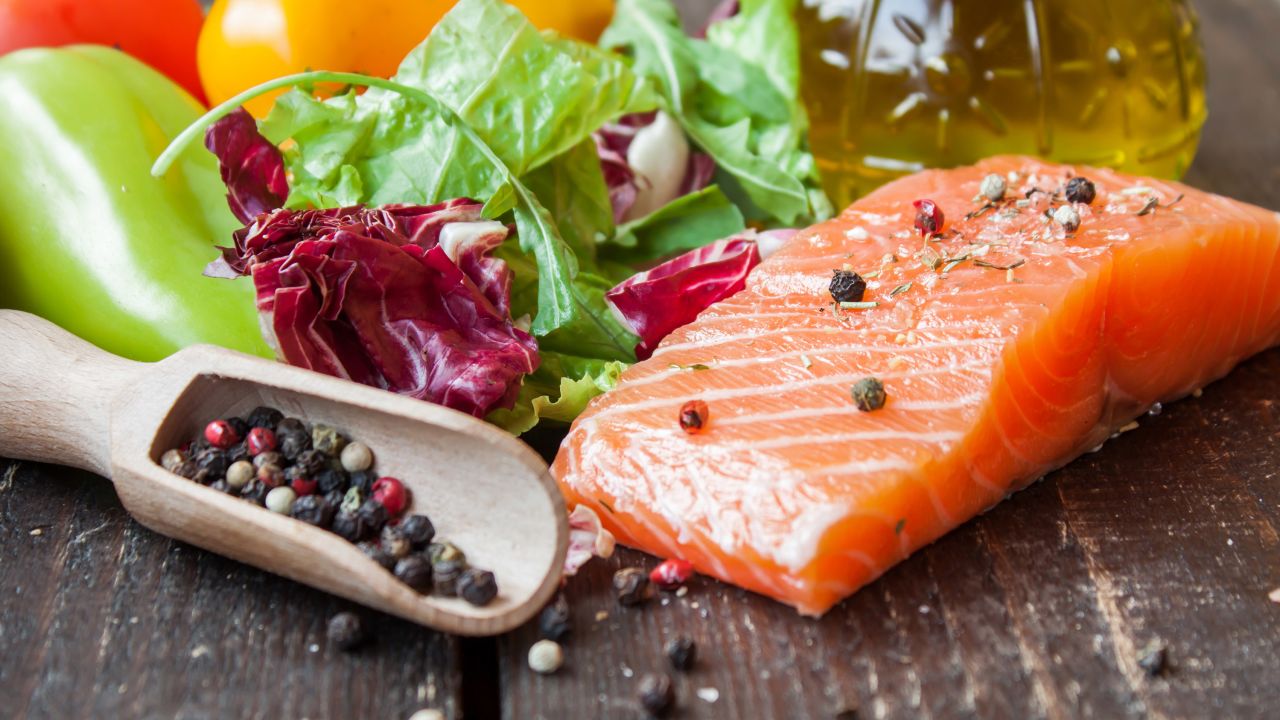 Fatty fish, such as salmon, are a must on the Mediterranean diet.
