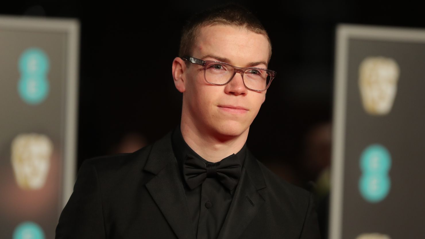 British actor Will Poulter poses on the red carpet upon arrival at the BAFTA British Academy Film Awards at the Royal Albert Hall in London on February 18, 2018.