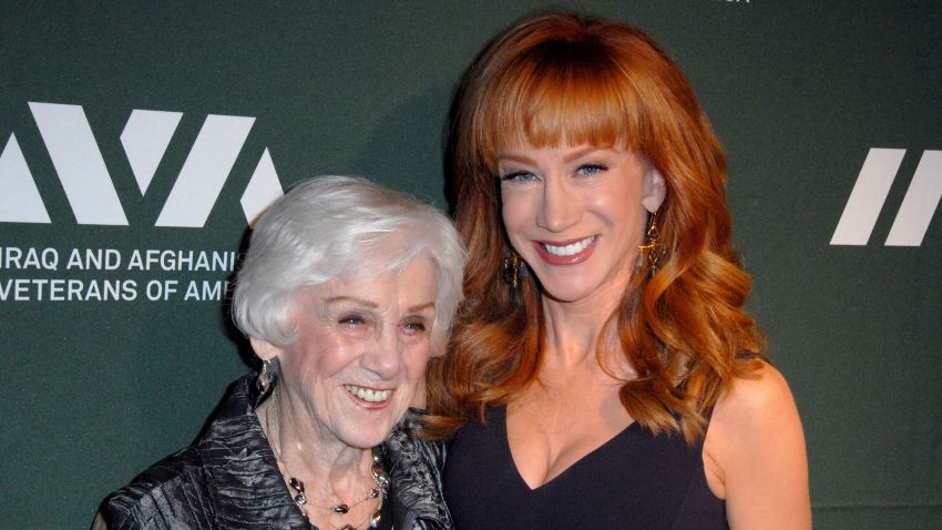 TV personality/comedienne Kathy Griffin and her mom Maggie Griffin attend the Iraq And Afghanistan Veterans Of America's 5th Annual Heroes Celebration on May 8, 2013 at the Mr. C Beverly Hills in Beverly Hills, California.