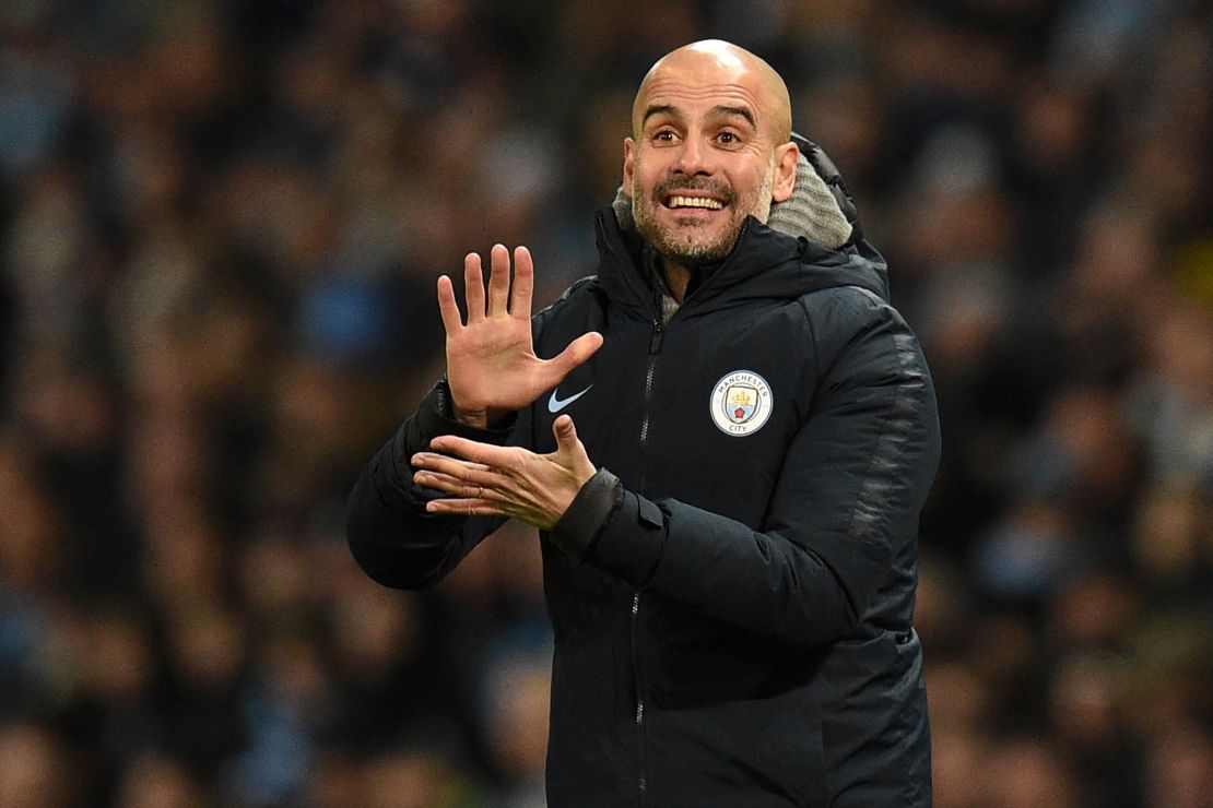 Manchester City coach Pep Guardiola is hoping to retain the Premier League title.