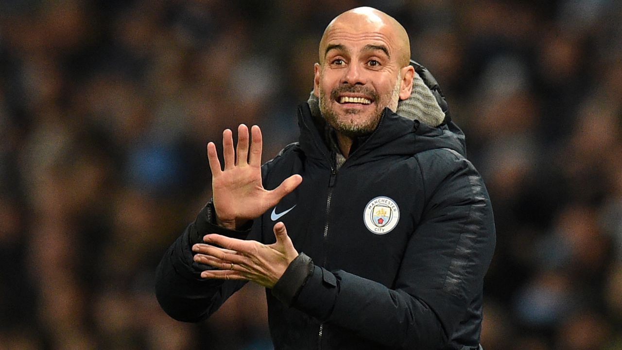 Manchester City coach Pep Guardiola is hoping to retain the Premier League title.