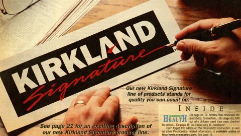 Costco introduced the Kirkland Signature brand in 1995.