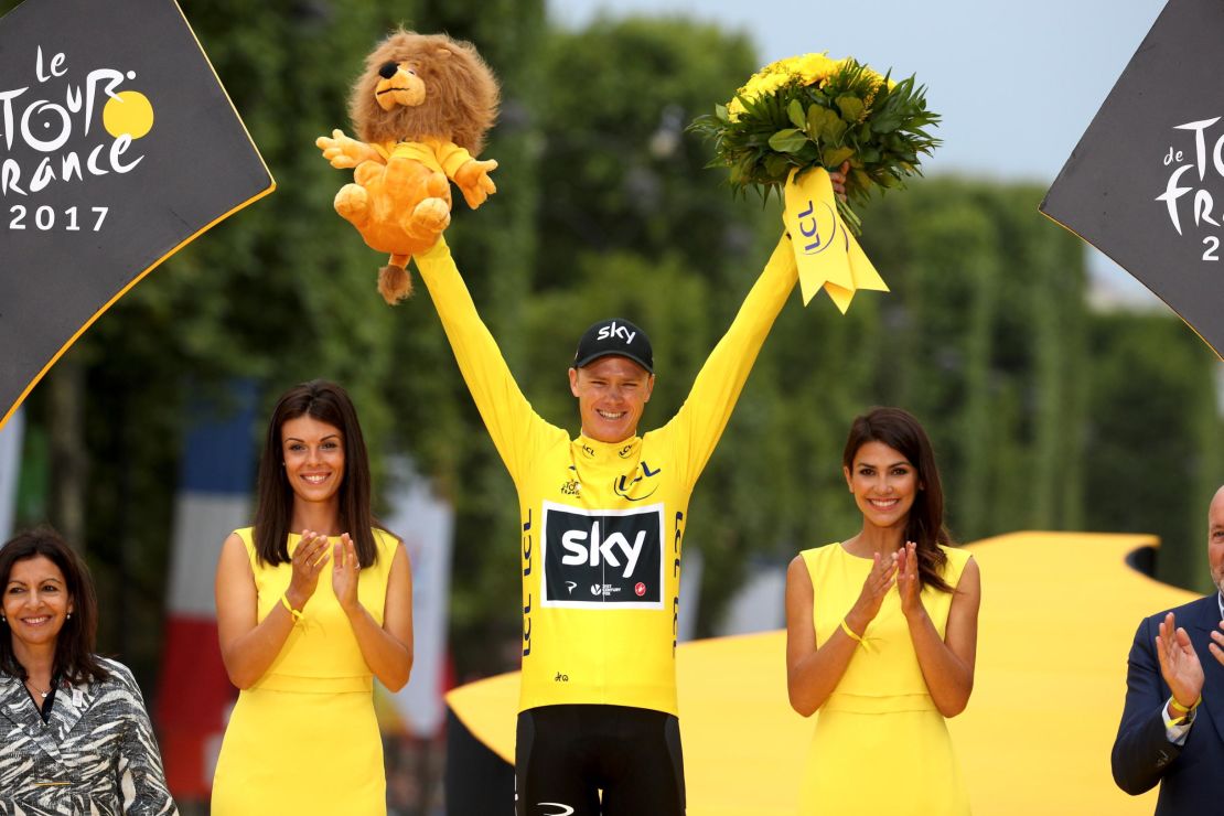 Froome won the last of his four Tour de France titles in 2017. 