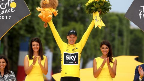 Froome won the last of his four Tour de France titles in 2017. 