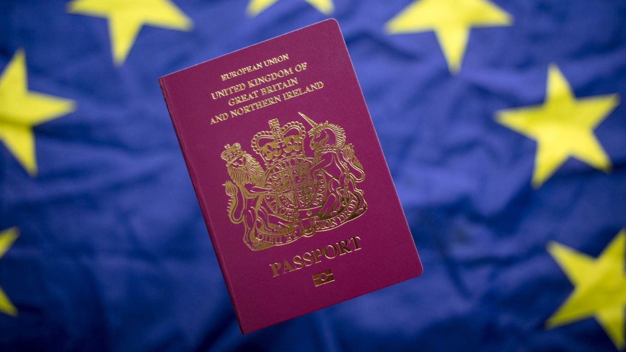 Currently UK passports are marked "European Union."