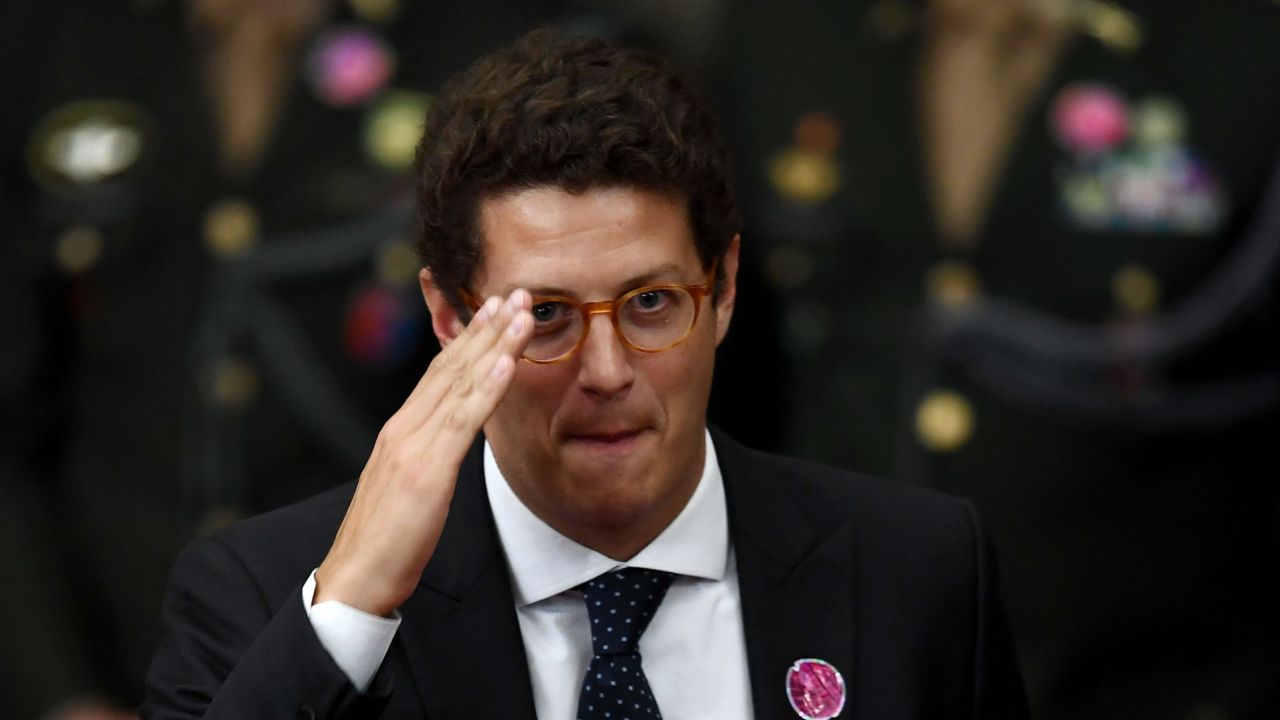 Minister for the Environment Ricardo Salles, who was appointed by Bolsonaro, is seen in December.