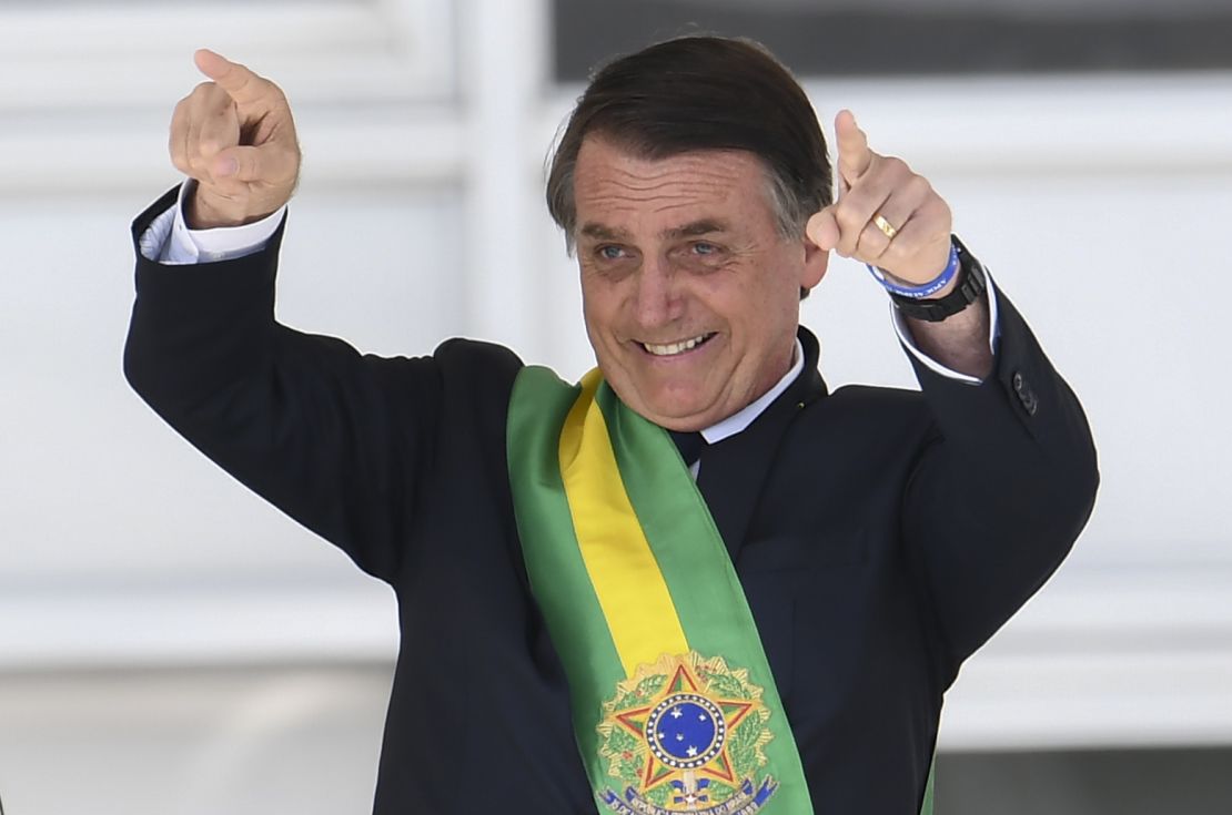 Jair Bolsonaro on January 1, 2019. 
