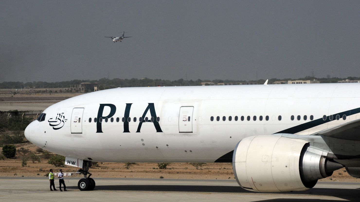 PIA flight 702 was delayed by seven hours due to the incident.