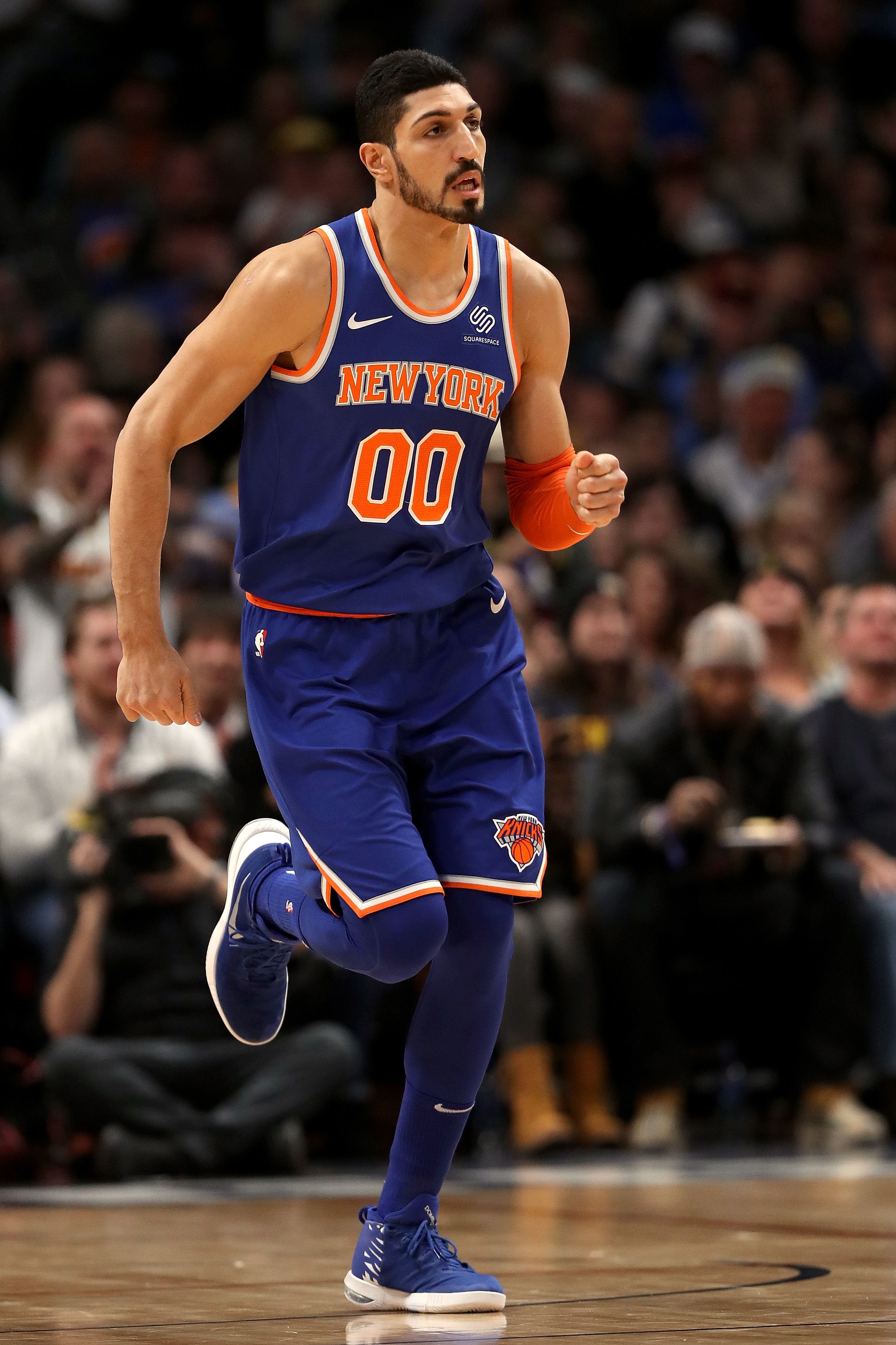 2017 Enes Kanter New York Knicks Nike City Edition NBA Jersey Size Medium –  Rare VNTG