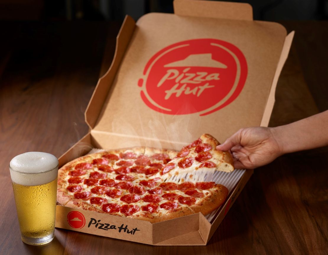 Pizza Hut hopes to expand beer delivery to 1,000 locations by the summer. 