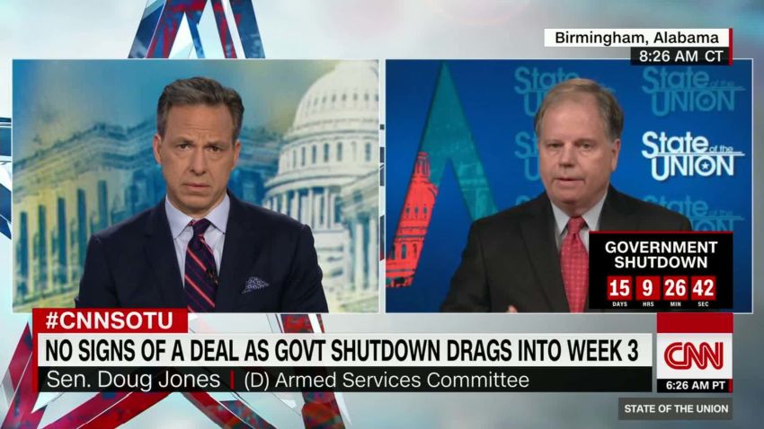 Sen. Jones: It's 'all political posturing' right now | CNN Politics