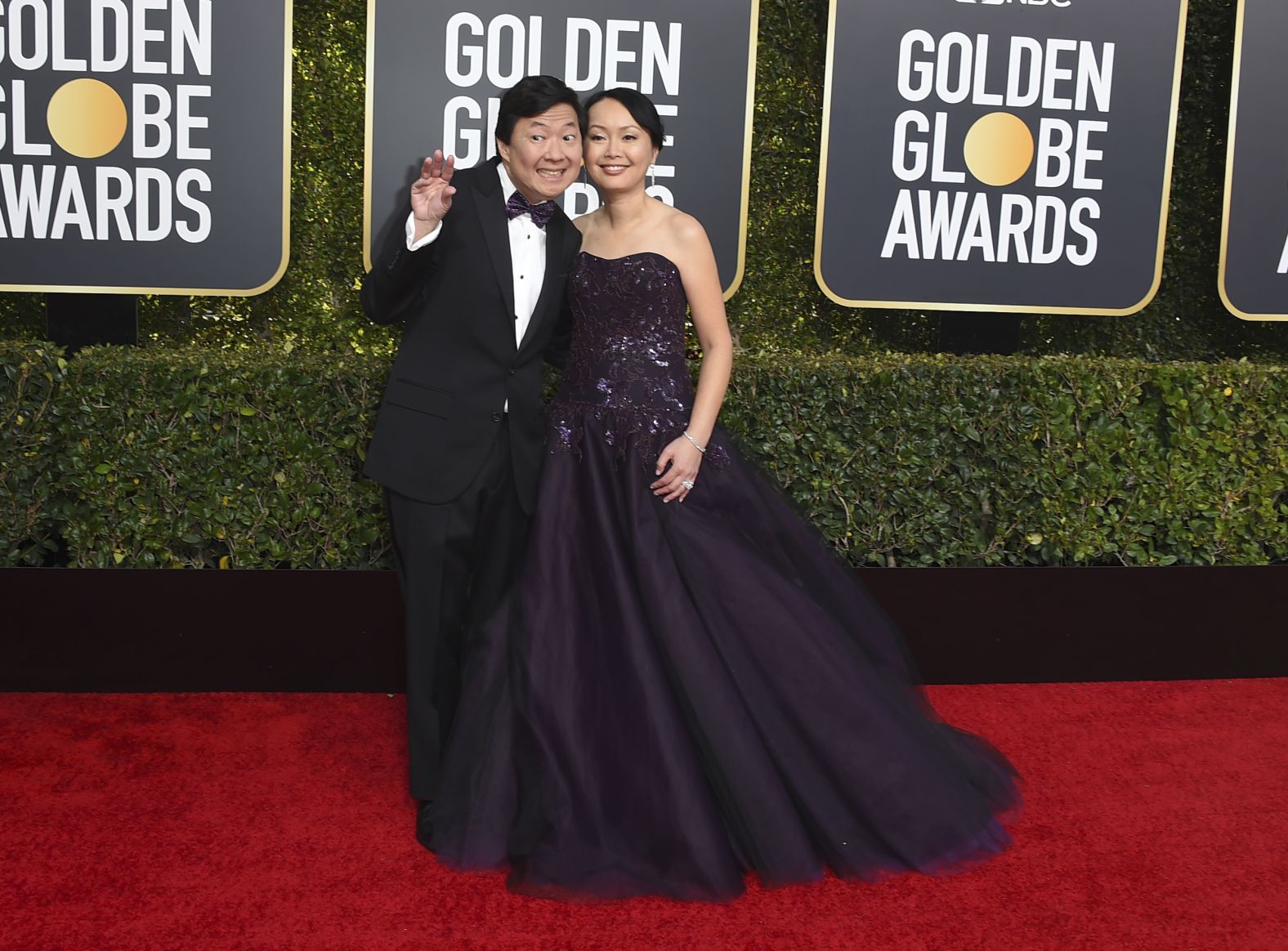 Ken Jeong and his wife, Tran