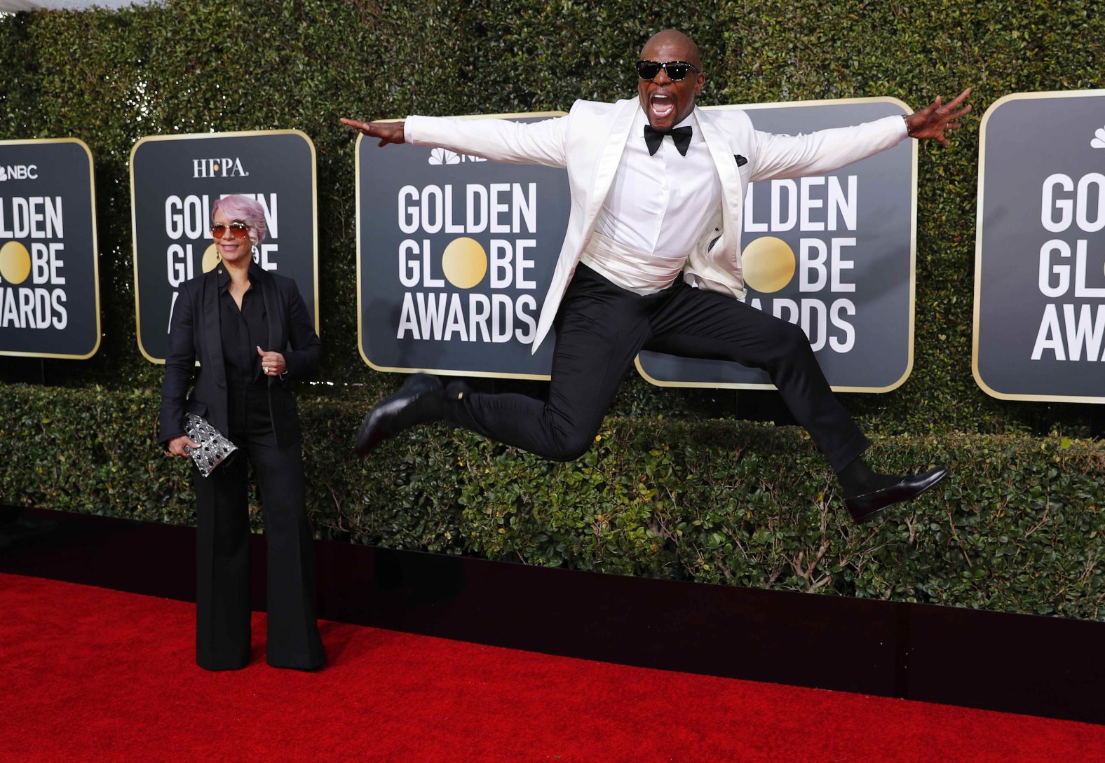 Terry Crews and his wife, Rebecca King-Crews