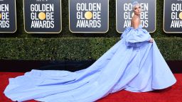 Best Actress in a Motion Picture  Drama for "A Star is Born" nominee Lady Gaga arrives for the 76th annual Golden Globe Awards on January 6, 2019, at the Beverly Hilton hotel in Beverly Hills, California. (Photo by VALERIE MACON / AFP)        (Photo credit should read VALERIE MACON/AFP/Getty Images)