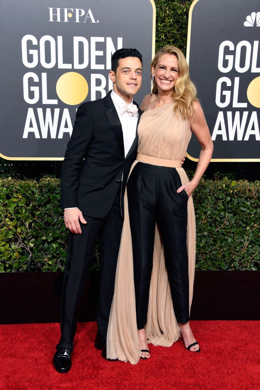 Rami Malek and Julia Roberts