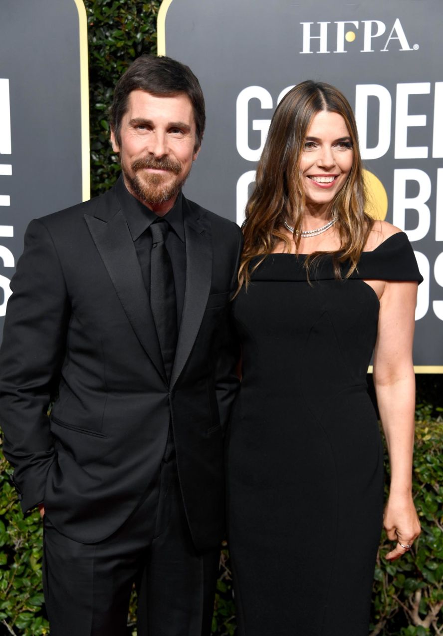 Christian Bale and his wife, Sibi Blazic