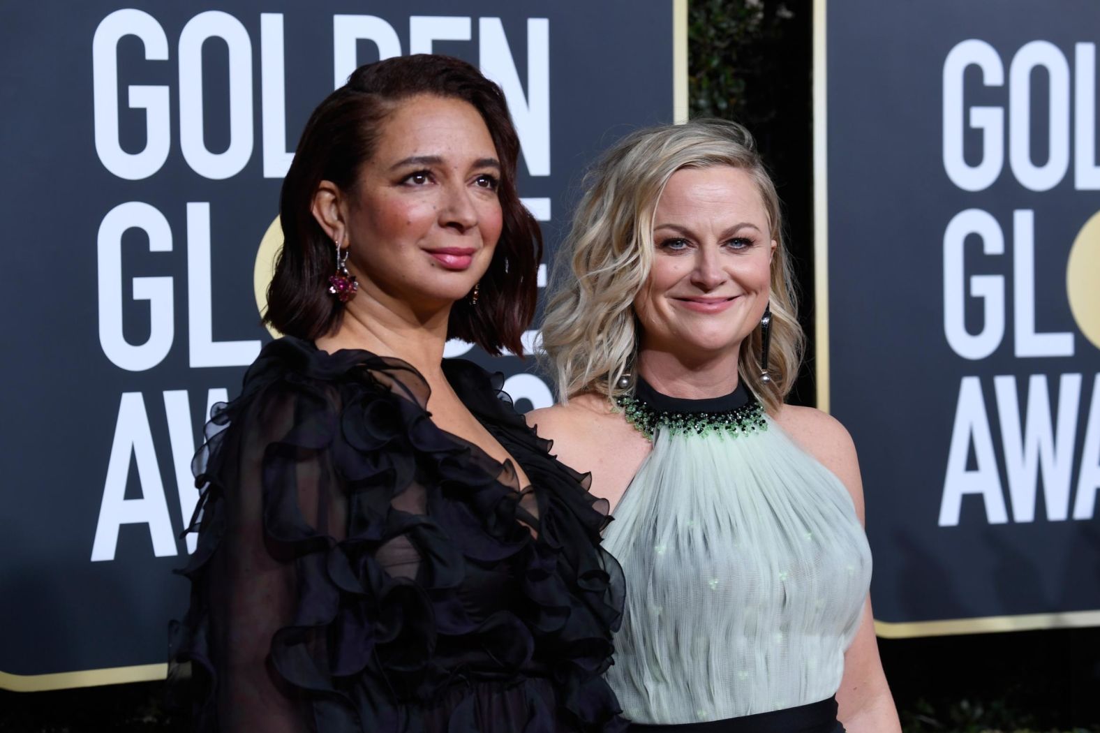 Maya Rudolph, left, and Amy Poehler