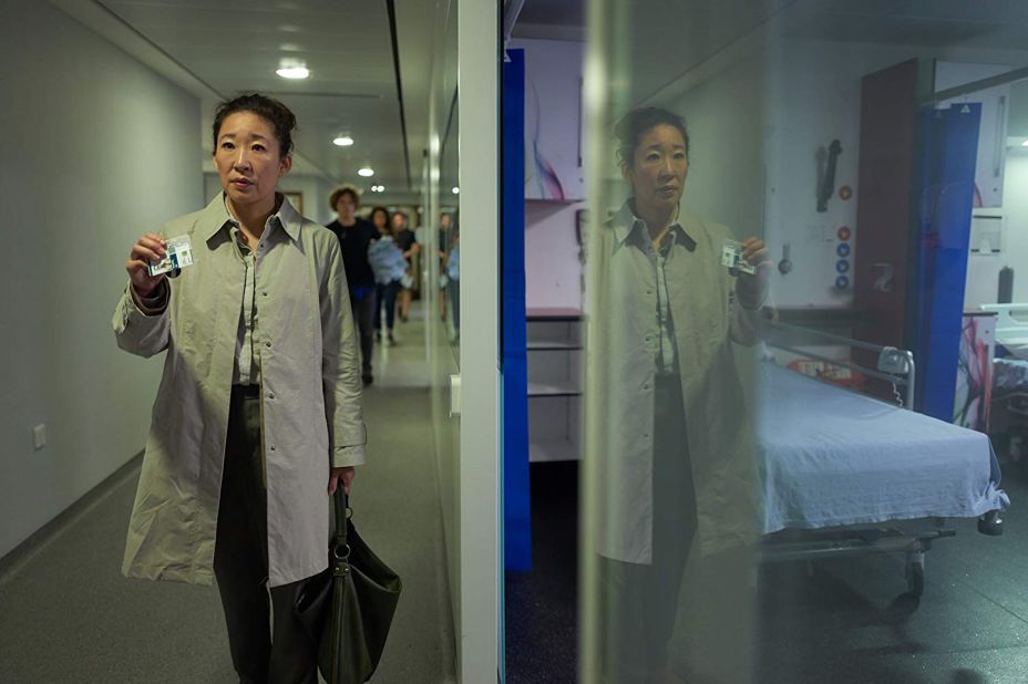 <strong>Outstanding performance by a female actor in a drama series:</strong> Sandra Oh, "Killing Eve"