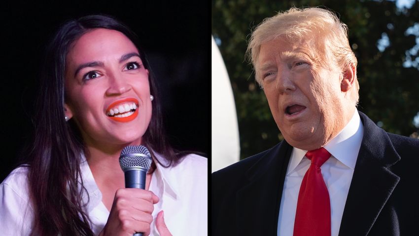 ocasio cortez trump