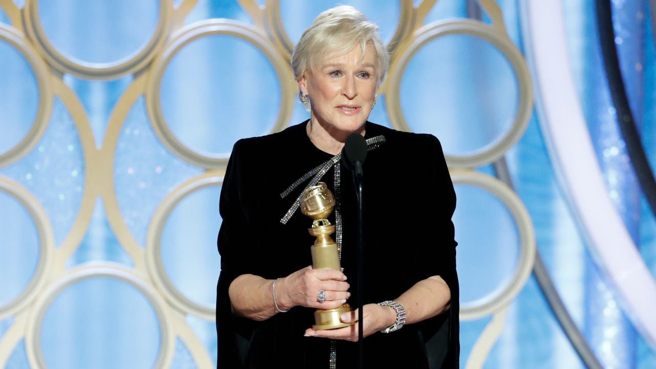 Glenn Close won the Golden Globe for best actress in a drama for her performance in 'The Wife'