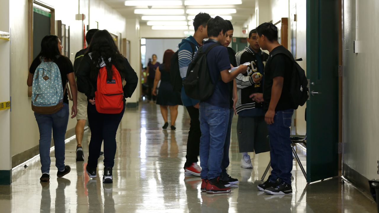 The LA school district is scrambling to get more money. It says 90% of its funding comes from the state.