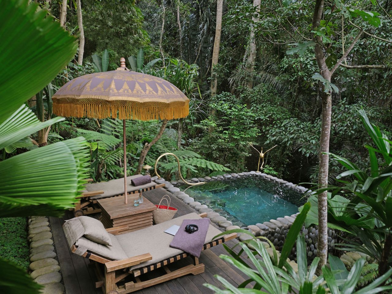 <strong>Capella Ubud, Bali: </strong>In the inland rainforest of Ubud, Capella Ubud features 22 extravagant one-bedroom tents. Remarkably, during the construction not one tree was felled. 