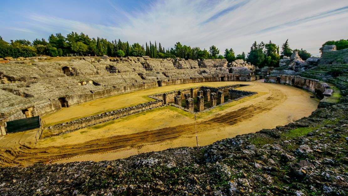 Located outside of Seville, the ruins of the Italica Amphitheatre are open to the public. The area serves as the location of the show's Dragon Pit.