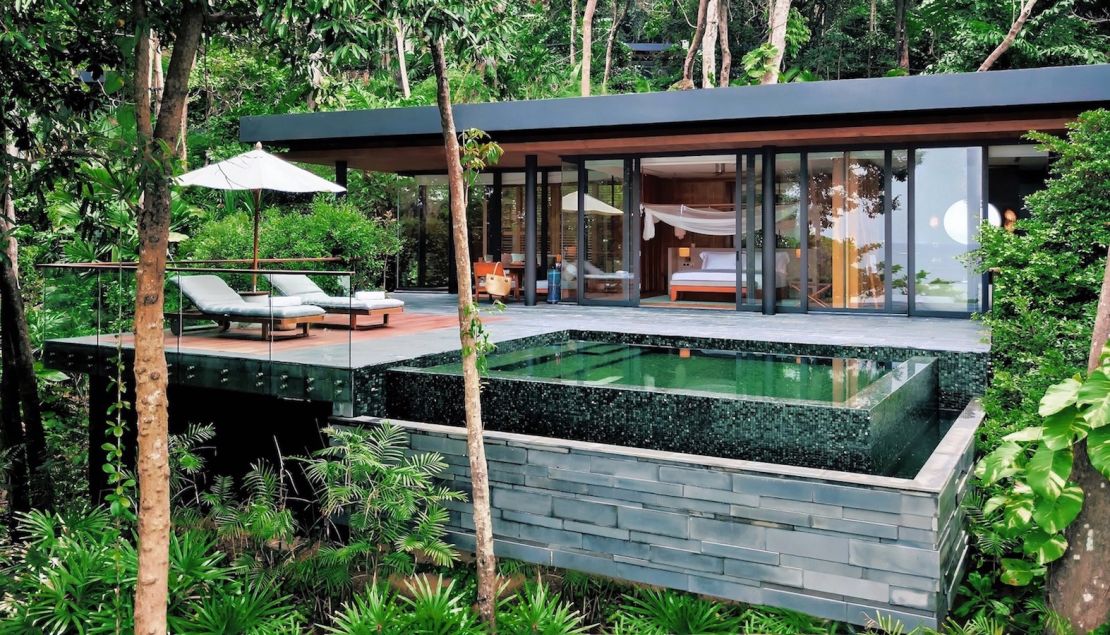 Six Senses Krabey Island is made up of 40 pool villas.  